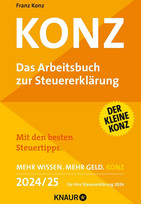 Konz: Das Arbeitsbuch zur Steuererklärung - Mit den besten Steuertipps. (2024/25)