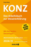 Konz: Das Arbeitsbuch zur Steuererklärung - Mit den besten Steuertipps. (2024/25)